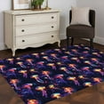 thumbnail image 5 of Jellyfish Area Rug 4x6 Washable Rug Non Slip Deep Sea Animal Abstract Mushroom Starry Sky Large Area Rug Indoor Floor Carpet for Entryway Bedroom Kitchen Living Room Home Office Dining Room Nursery, 5 of 8