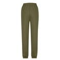 thumbnail image 3 of SOOMLON Trouser Pants for Women with Pockets Plus Size Elastic Waist Jogger Vintage Pants Casual Camping Workout Clothes, 3 of 6