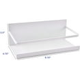 thumbnail image 2 of Kovot Magnetic Spice Rack, For Kitchen, Refrigerator, Washing Machine Or Microwave Oven. Organizer Shelf for Spices Jars & Containers -White, 2 of 4