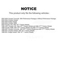thumbnail image 2 of CMX Front Disc Brake Rotors Pair for Car Chrysler Intrepid Dodge 300M Concorde LHS K8-100211, 2 of 8
