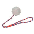 thumbnail image 2 of Pelota de goma para masticar con cuerda para perros, juguete para la dentición de cachorros, para perros medianos y pequeños., 2 of 14