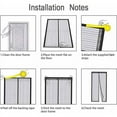 thumbnail image 5 of Magnetic Screen Door for Sliding Glass Doors, Portable Washable Heavy Duty Mesh Screen with Durable Magnetic Closure, Pet Friendly and Easy Installation (34"x81"), 5 of 5
