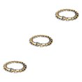 thumbnail image 3 of Thinsony Distinctive Gothic Punk Dragon Scale Bangle 48 inches Cool and Contemporary Light Gold 7.48 Inch 3Set, 3 of 6