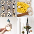 thumbnail image 5 of Dream Lifestyle 12 PCS Wooden Rings, Macrame Wooden Rings, Natural Unfinished Solid Wood Rings for DIY Craft Pendant Connectors Ring Jewelry Making 5 Sizes, 5 of 8
