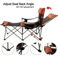 thumbnail image 2 of apollo walker Camping Chairs Beach Chairs Mesh Folding Reclining for Adults Portable Chairs Outdoor Lounger with Footrest,for Fishing,Picnics, 2 of 7