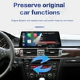 thumbnail image 6 of ZWNAV Ultra-Thin 12.3 inch Wireless CarPlay+Android Auto Retain Original Car Function Car Radio Stereo Multimedia Receiver for BMW 5 Series 2010-2012 Compatible with Original Car CIC System, 6 of 15