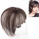thumbnail image 5 of Centrilla de Pelo de Bangs, contorno facial de refino de color marrón oscuro, 5 of 8