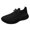 Black, variant on Women Thick-Soled Solid Sneakers Casual Mesh Walking Shoes Lightweight Sport Shoes Tennis Sneakers for Women Stylish