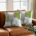 thumbnail image 3 of Sage Green Grey Abstract Throw Pillow Cover Modern Graffiti Cotton Linen Cushion Cover Throw Pillow Case with Invisible Zipper for Couch Sofa Bed Chair Car 20x20 Inch, 3 of 14