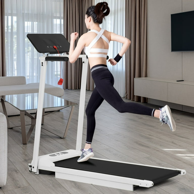 New folding electric treadmill motorised portable running 2025 machine fitness lot