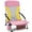 Pink, variant on Honeilife Low Folding Beach Chairs for Adults, Portable Lightweight Chair with Cup Holder Mesh Back Lawn Chair with Carry Bag for Outdoor Camping Concert Travel, 2 Pack, Navy Blue