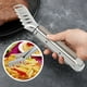 thumbnail image 5 of Pinzas para espagueti Pinzas para servir fideos en forma de peine de acero inoxidable | Pinza para pan de pasta | Empuñadura ergonómica | Pinza de comida de alta resistencia para cocina | 1 paquete, 5 of 8