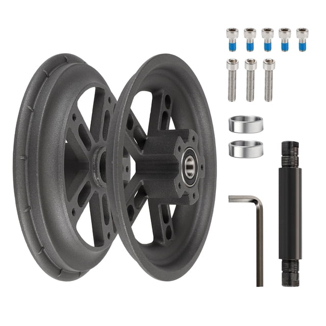 8.5 Inch Electric Scooter Split Wheel Hub Aluminum Alloy Rear Wheel Rims Solid Tire Modification Accessories Compatible with PRO/PRO2