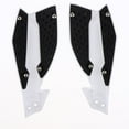 thumbnail image 4 of Par de manillares de motocicleta de 8 pulgadas que se caen Blanco, 4 of 9