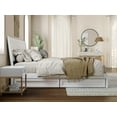 thumbnail image 6 of AFI Casanova King Solid Wood Platform Bed with Panel Footboard and Storage Drawers, White, 6 of 15