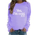 thumbnail image 2 of 50% de Réduction Oversized Sweatshirt for Women 2023 Mode Décontractée Long Sleeve Col Rond Imprimé Chemisier Sweatshirt Tops, 2 of 4