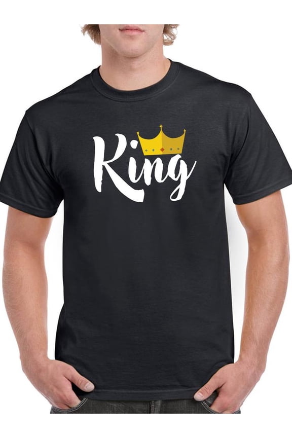 King. T-Shirt Men -Smartprints Designs, Male x-Large