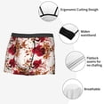 thumbnail image 6 of Balery Lilies Flowers Men's Boxer Briefs, Soft and Breathable Cotton Underwear with nylon Waistband-Small, 6 of 9