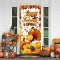 thumbnail image 5 of HomeKingdee Fall Thanksgiving Door Decorations It's Fall Y'all Banner Autumn Farm Cartoon Cow Door Cover for Home Front Porch Decor Thanksgiving Party Supplies, 5 of 6