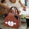 thumbnail image 3 of Lunch Bag Insulated Tote Bag, Lunch Cool Bag Thermal Lunch Organizer, Foldable Picnic Bags, Portable Thermal Cooler Bag for Work Outdoor Travel Picnic, 3 of 7