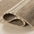 thumbnail image 5 of Rugs USA x Nate Berkus York Striped Wool Cozy Area Rug, 5' x 8', York Brown, 5 of 7