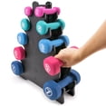 thumbnail image 4 of Brybelly 5-Tier Dumbbell Weight Rack for Small Weights, 4 of 6