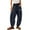 Navy, variant on ShiShine Wide Leg Lounge Pants for Women High Waisted Drawstring Pants with Pockets