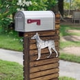 thumbnail image 2 of Designocracy MA98122S-18 18 in. Dog Wooden Custom House Number Sign Decor, 2 of 7