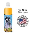thumbnail image 4 of Schnauzer in Summer Flowers Ultra Hugger for slim cans, 4 of 6