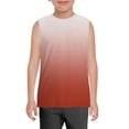 thumbnail image 2 of UACY Boys Casual Tank Tops for Summer, Teen Basic Crewneck Sleeveless Shirts, Kids Loose Athletic Soft Tee Top (Brick Red, 6-7 Years), 2 of 6