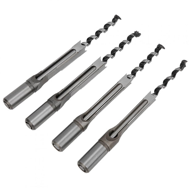 Brocas, Taladro De Carpintería De Agujero Cuadrado, 4 Piezas De Madera Para Tablero De Partículas, Taladros De Agujero Cuadrado, Manualidades De Bricolaje
