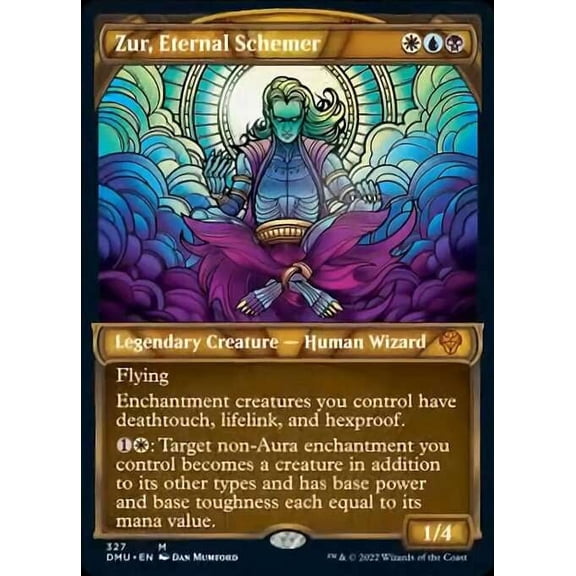 MtG Dominaria United Mythic Rare Zur, Eternal Schemer [Showcase FOIL] #327