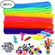 thumbnail image 1 of Juego de Manualidades para Limpiapipas, Pipas de Chenilla y Pompones con Ojos saltones y Palitos para Manualidades, Colores Surtidos, Fieltro de Tela no Tejida para Bricolaje, 500 Piezas   ER, 1 of 5