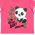 thumbnail image 4 of Inktastic My Great Aunt Loves Me- Cute Panda Boys or Girls Toddler T-Shirt, 4 of 5
