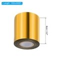 thumbnail image 2 of Uxcell 3.2"x400Ft Hot Stamping Foil Paper,Heat Transfer Stamping Paper Foil Roll,Gold, 2 of 6