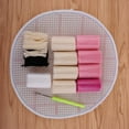 thumbnail image 4 of Latch Hook Kits  Rug Canvas Handmade Needlework Supplies - Pig, 4 of 6