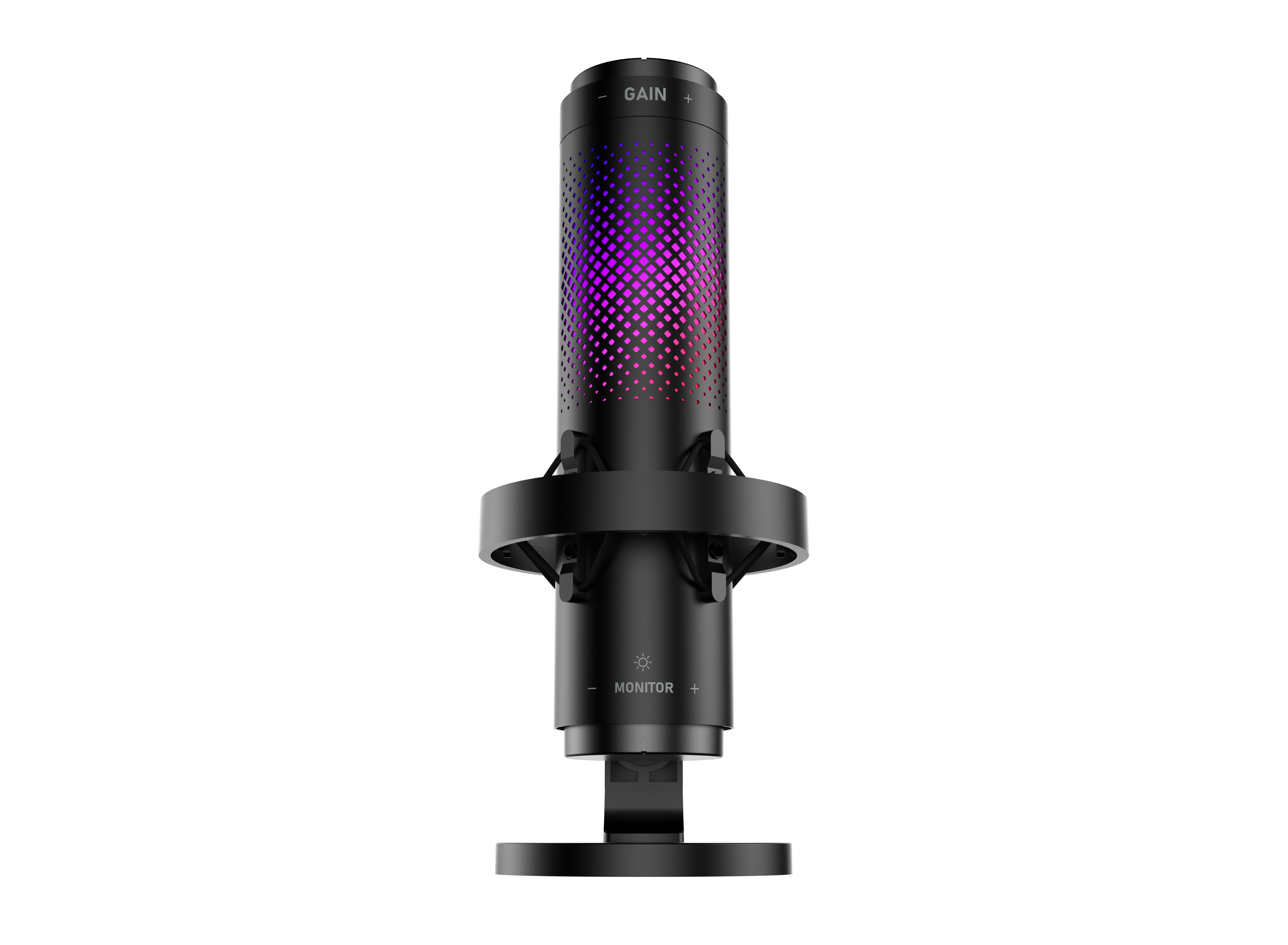 onn USB Tri-Pattern Gaming Microphone Black photo 1