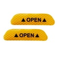 thumbnail image 2 of koolsoo 2Pcs Car Door Reflective Stickers Warning Mark car Accessories Universal Yellow, 2 of 9