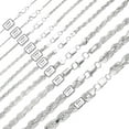 thumbnail image 3 of Solid 925 Sterling Silver Italian Rope Chain Necklace 16"-30", 3 of 7