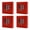A, variant on Heart Shaped Gift Boxes Set of 4 - Red Pink White Transparent Window Small Gift Boxes for Valentine's Day Wedding Anniversary Party Favors