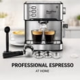 thumbnail image 6 of 20 Bar Professional Espresso Machine with Milk Frother, Single & Double Shot, ESE Pod Compatible, Visual Display of Pressure, Removable Water Tank for Cappuccino, Latte, & Machiato for Home Barista, 6 of 11
