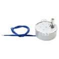 thumbnail image 1 of HUGFEGWE 2Pcs Synchronous Motor AC 110V 8-10RPM Turntable Motor CCW Direction 4W TYC-50 Horizontal Hole Tapping Shaft U2536-19461, 1 of 7