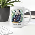 thumbnail image 3 of Personalized Cute Panda 2 Coffee Mug 11oz 15oz - Custom Name Ceramic Cup - Special Gift for Panda Lovers, Parents, Girlfriend, Siblings, Kids, Wildlife Enthusiasts, Animal Fans, 3 of 6