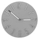 thumbnail image 1 of Relojes de pared a pilas, reloj de pared moderno, redondo, estilo moderno y sencillo, para oficina, hogar, dormitorio, sala de estar y cocina, elegante, sin pilas, color gris, 1 of 7