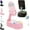 pink, variant on SonicDrop Dock – No-Pair Magic Speaker & Charging Stand, SonicDrop Dock Holder, Drop-to-Play Sound, 360 Degree Rotation & 7 Colors Light, for All Smart Phone (Black)