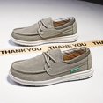 thumbnail image 6 of New Summer  Casual Loafers for Men Men'S Low-Top Slip-On Canvas Shoes,, 6 of 9
