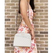 Michael Kors Women Crossbody Bag Purse Messenger Handbag Tote Shoulder Vanilla