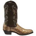 thumbnail image 2 of Winter Boots For Men High Tube Embroideried Stitched Western Cowboy Boots Chunky Heel Mid Calf Work Boots, 2 of 7