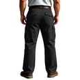 thumbnail image 4 of Cargo Pants for Men Lightweight Hiking Tactical Work Elastic Waist Baggy Sweatpants with Multi Pockets Fall Clothing_Black_XXXL, 4 of 5