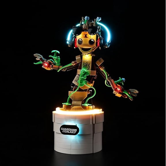 Light Kit for Dancing Groot 76297 - Led Lighting DIY Gift Compatible with Building Blocks Model (NOT Included The Model Set)
